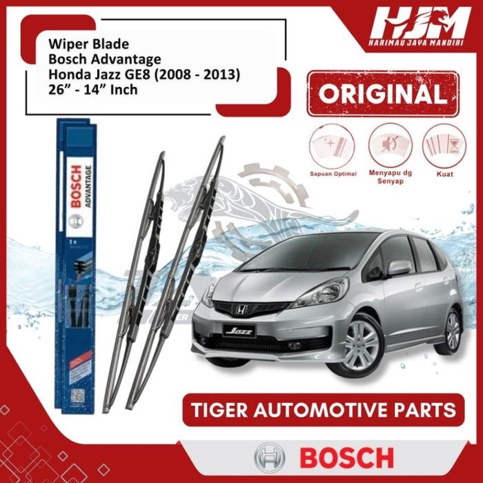 WIPER BLADE MOBIL JAZZ GE8 GK5 BOSCH ADVANTAGE 26" - 14" ORIGINAL