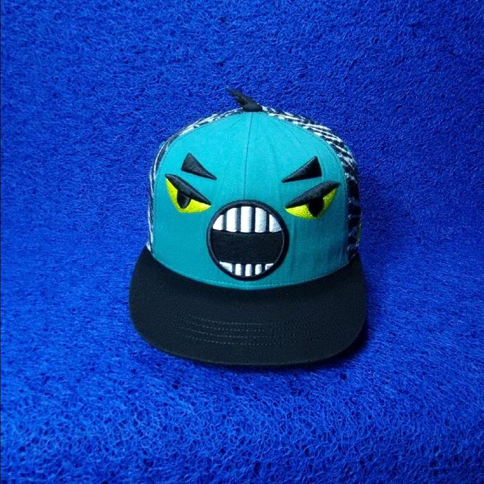 topi elstinko maki snapback jaring