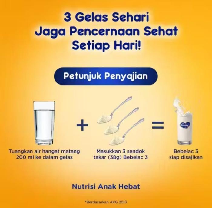 Bebelac ( 2BOX ) 1+/ 3+ 1000gr Vanila/ Madu Nutricia BBLC 1KG SUSU BUBUK (kemasan baru)