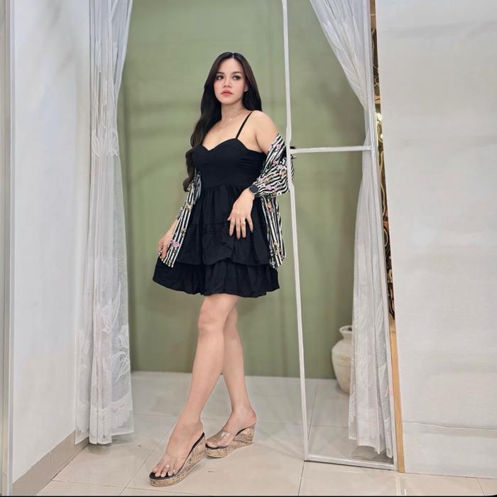 Setelan dress dan kemeja outer miyabi rample Casual
