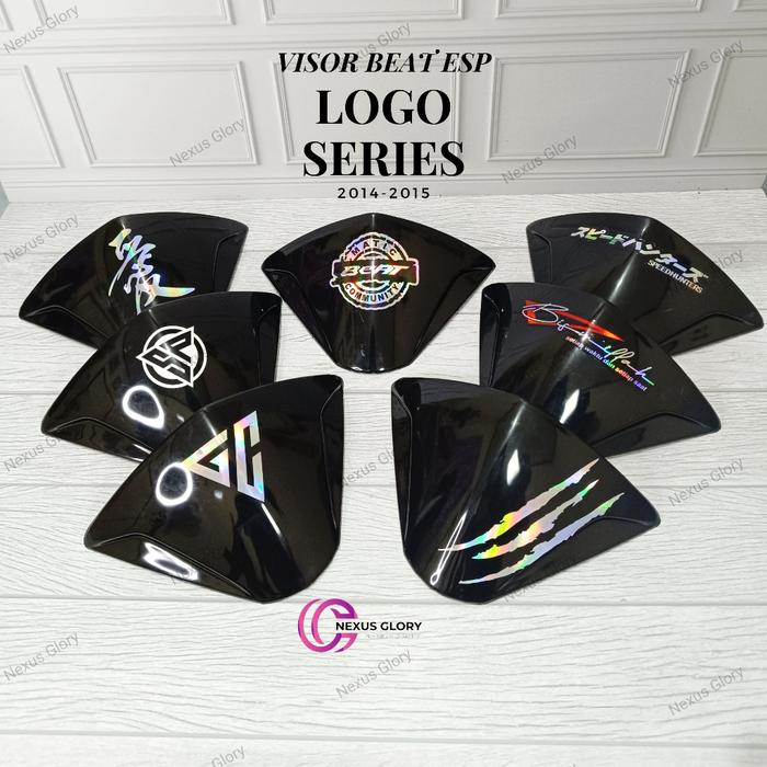 VISOR BEAT FI ESP LOGO SERIES VISOR VARIASI BEAT ESP 2014-2015 WINDSHIELD BEAT KACA DEPAN BEAT FI AK