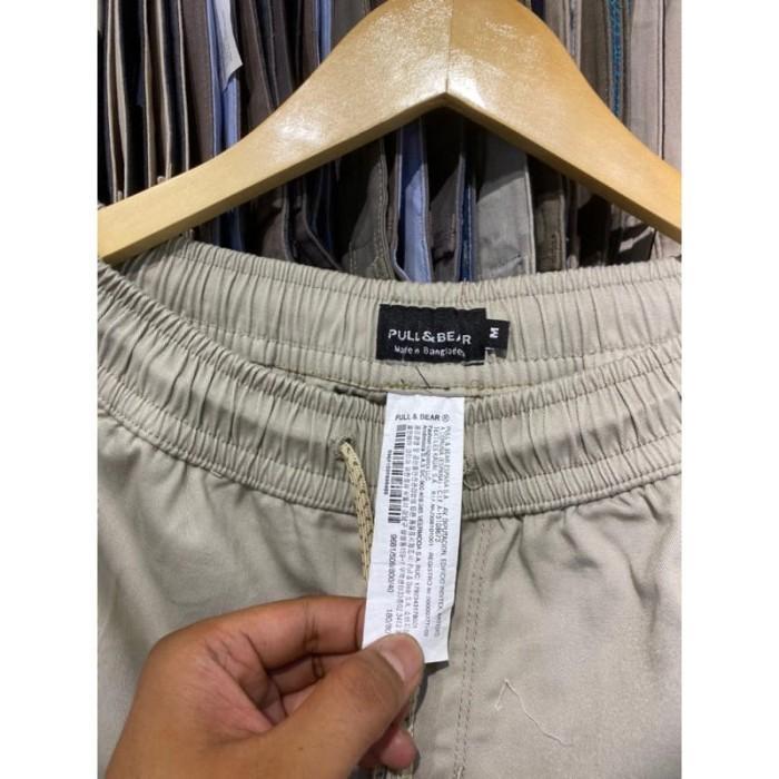 Boardshord Pull&Bear Celana Pendek Pinggang Karet Boardshord Pria Premium Celana Pendek Distro (Volc
