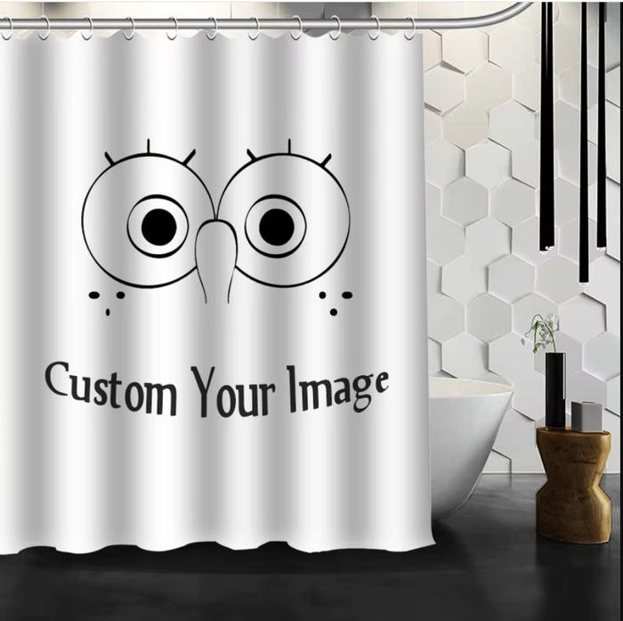 Customized shower curtain