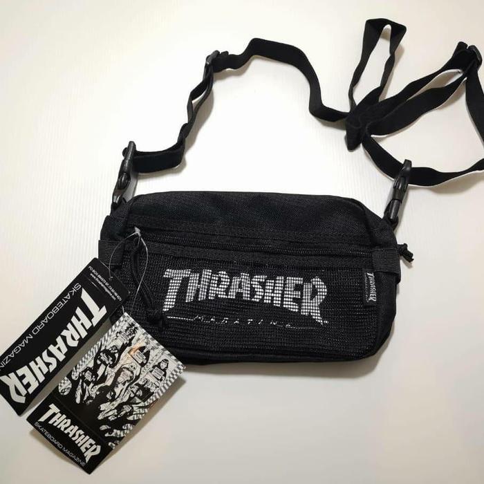 EKSLUSIF Thrasher Shoulder Bag Black White