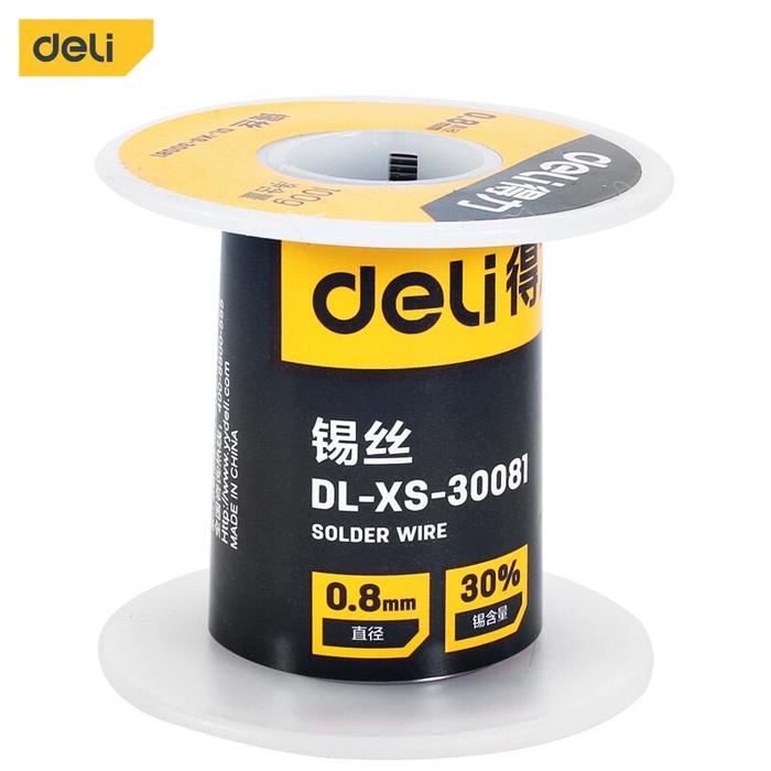 Deli 100g kawat Solder timah timah meleleh kawat Rosin Roll baik
