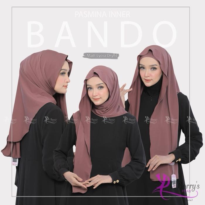 Elziaa Hijab - Pasmina Inner Bando Pashmina Bahan Jersey Lycra By El-Berrys Hijab Nyaman Adem Ringan