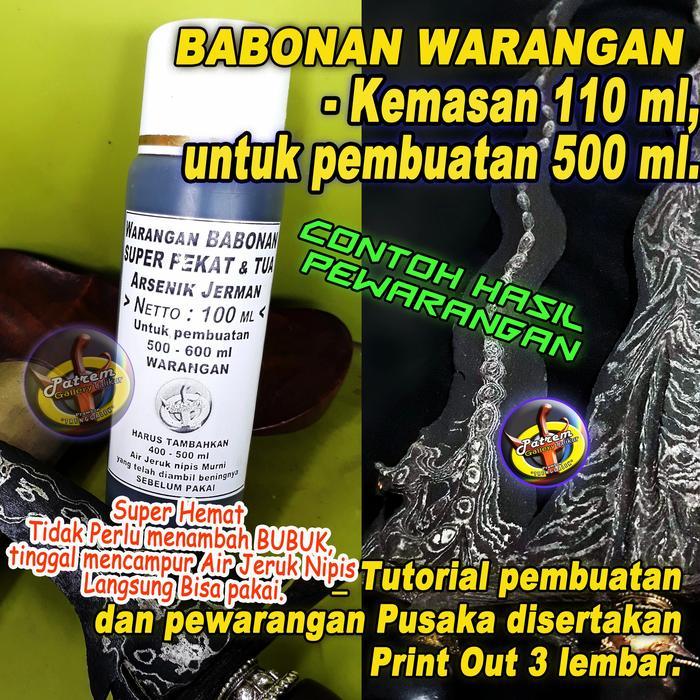 Warangan Babonan Jerman Tua Super Pekat Pasti Ori