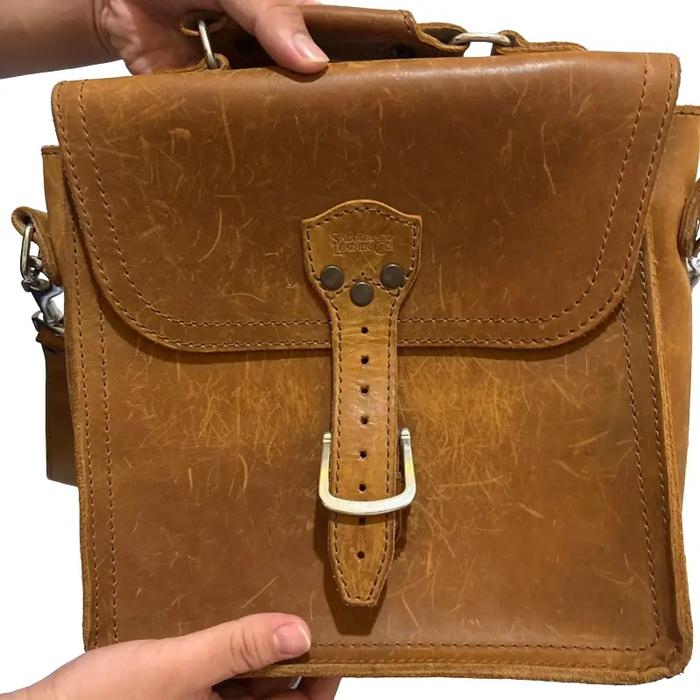 Bag pria saddle bag kulit second
