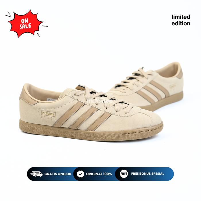 Adidas Stadt Magic Beige Cardboard Gold Original Resmi JI1886