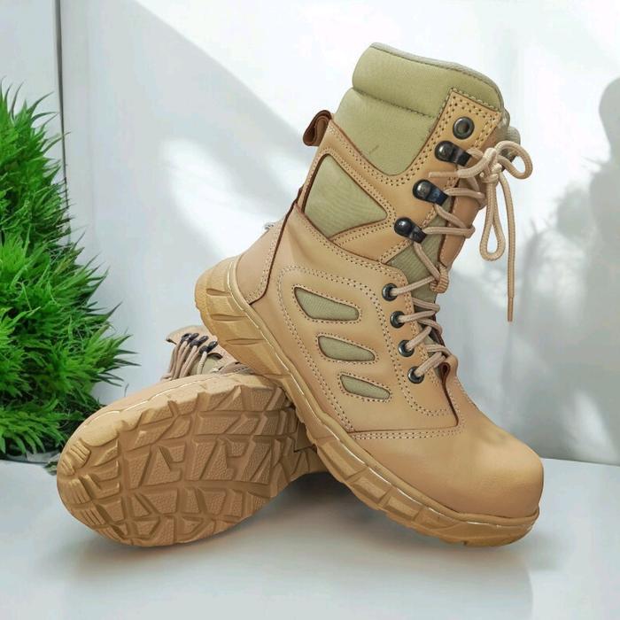 sepatu pdl gurun/ sepatu pdl tactical/ sepatu pdl kulit / sepatu pdl sleting/ sepatu anak motor anti