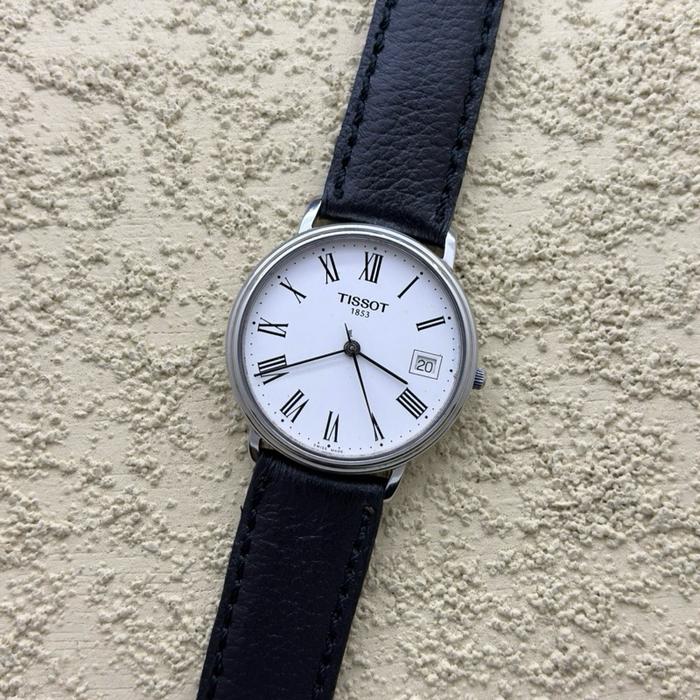 Arloji Jam tangan Dresswatch Tissot Roman dial Second Preloved