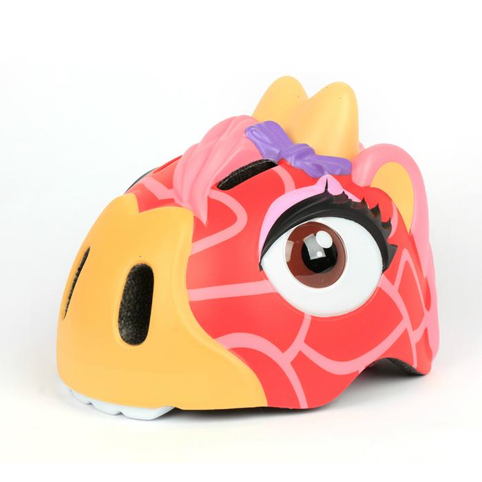 Anak-anak Bersepeda Helm Ultra Ringan Kartun Helm Sepeda Lampu