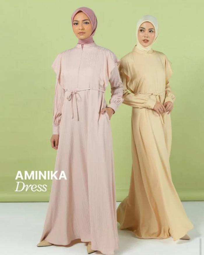 ZOYA DRESS GAMIS AMINAKA / DRESS ZOYA TERBARU