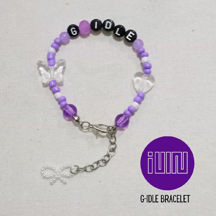 G-IDLE BRACELET - Gelang Friendship Nama Member G-IDLE