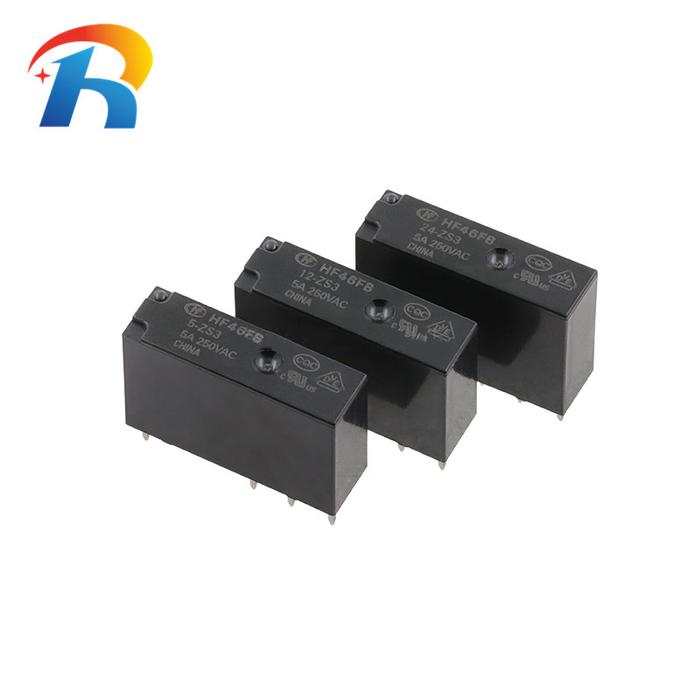 Free Shipping 10Pcs New power relays HF46FB 5-ZS3 12-ZS3 24-ZS3