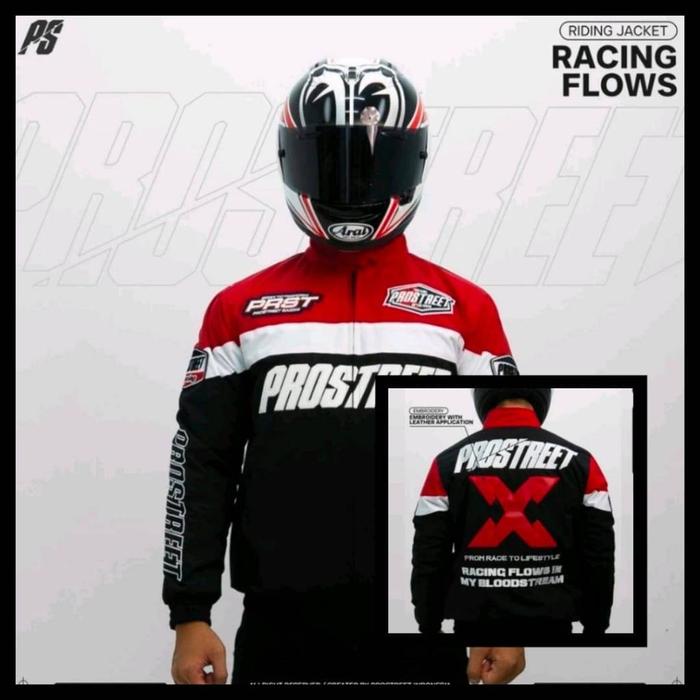 Jaket Motor Prostreet Racing Flower| Prostreet Racing Addict | Printing/Jaket Prostreet Printing