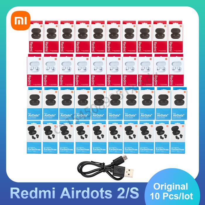 10 Pcs Xiaomi Redmi Airdots 2 Airdots S Earbuds True Wireless