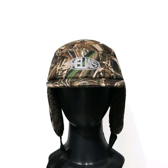 HELIAS ARKEIN - Topi 5 Panel Earflap - Reflective Camo
