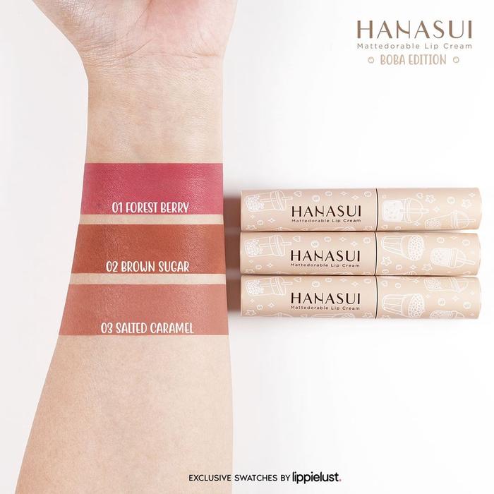 Hanasui Mattedorable Lip Cream Lip tint Tintdorable LipTint | Lip Stain | dual function bibir blush