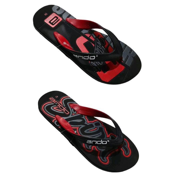 SANDAL ANDO MOTIF PRIA MODEL JAPIT TERBARU Jepit Sendal