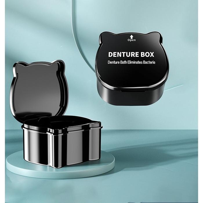 Tempat Retainer Gigi Lucu Kotak Gigi Palsu Wadah Retainer Gigi Denture False Teeth Box Retainer Box
