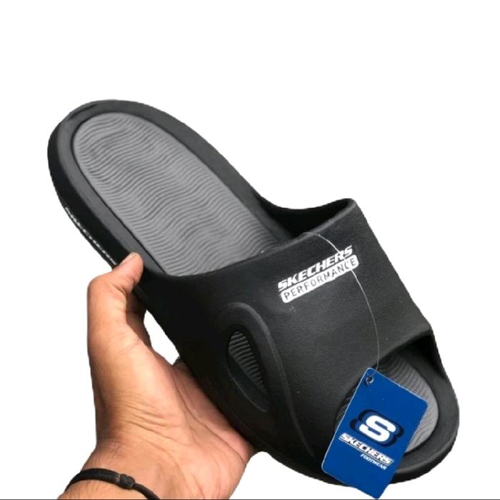 Skechers Sendal Slip On Pria Karet Terbaru Sandal Karet Pria Original Sandal Slide Pria Terbaru Perf