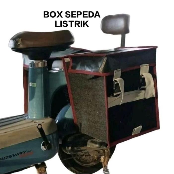 BAGASI UNTUL SEPEDAH LISTRIK, TAS OBROK TAS BRONJONG SEPDAH LISTRIK, BAGASI SEPEDAH LISTRIK STYLISH