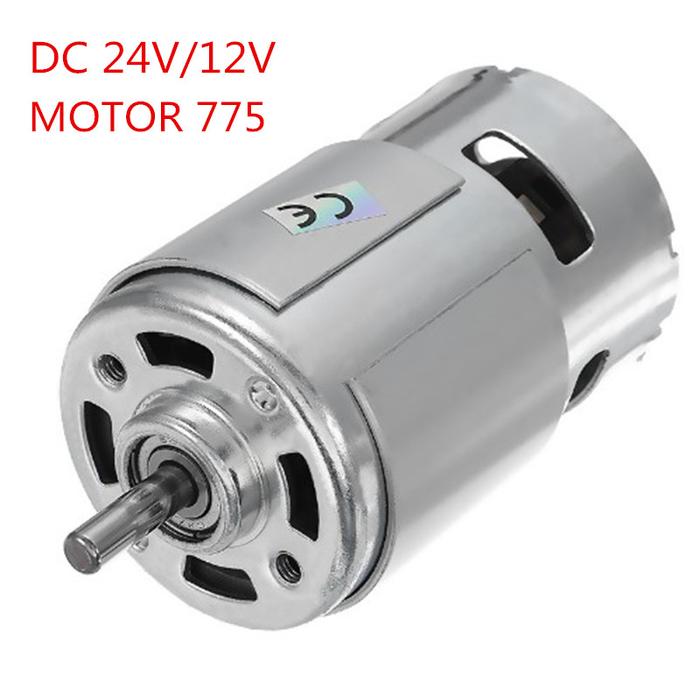 DC 24V/12V 15000RPM High Speed Large torque DC 775 Motor Electric