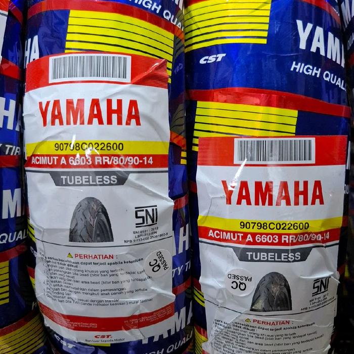 BAN TUBELESS YAMAHA CST ACIMUT UK 80 90 14 FREE PENTIL TUBELESS