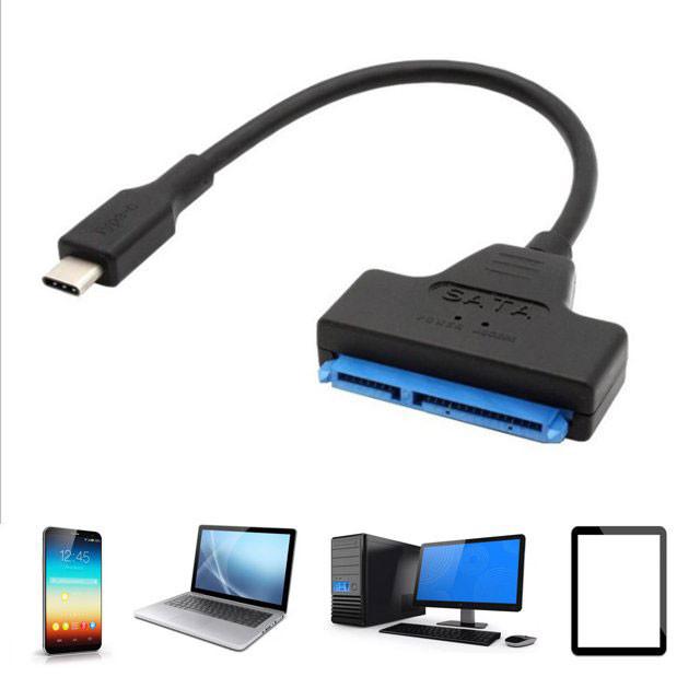 HDD SSD Adaptor SATA to USB Type C 3.1 30cm - YW-4072