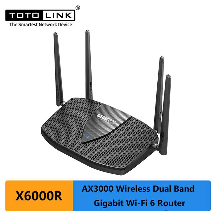 TOTOLINK AX3000 Router X6000R WIFI Gigabit WIFI6 2.4Ghz Dual-Band 5G