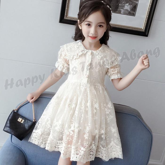 Driss Korea Style Import Dreea Gaya Baru Bsju Kid`S Dreas Dras Pakaian Dres Gaun Pesta Mewah Drass L