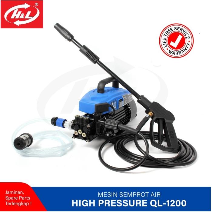 H&L QL1200 Jet Cleaner Mesin Cuci Mobil Motor High Pressure QL-1200