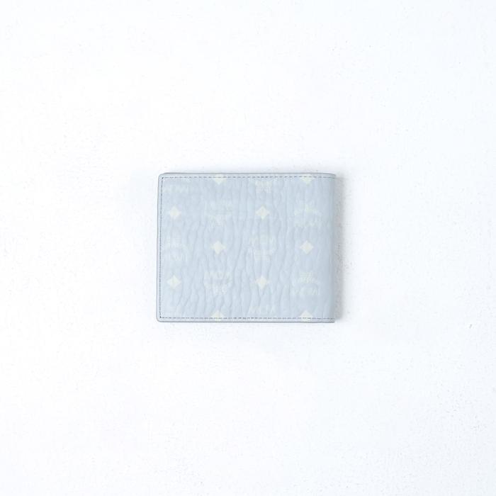 Dompet MCM VISETOS WHITE GREY WALLET 100% ORIGINAL