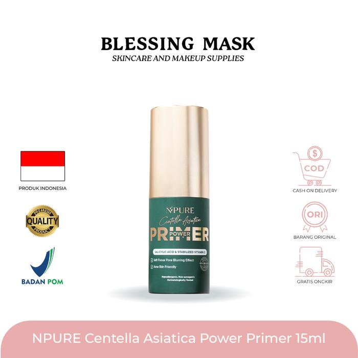 NPURE Centella Asiatica Power Primer | Serum Kulit Berjerawat