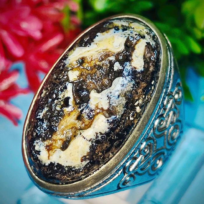 cincin batu akik jamal nung rajung madura lawasan