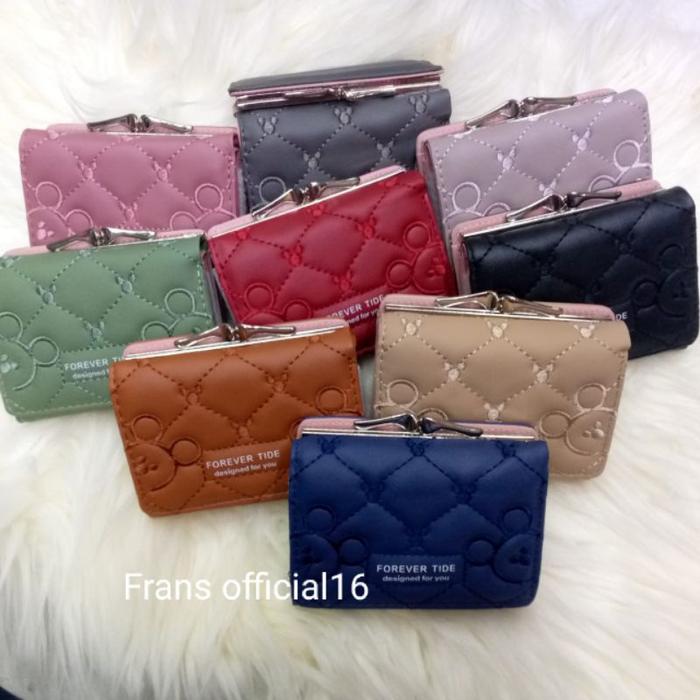 dompet kecil wanita dompet lipat behel forever young dompet mini model lipat behel forever young