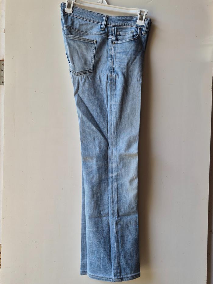 UNIQLO JEANS (UJ) Regular Fit Bootcut High Rise Celana Panjang Denim Pria Size 29