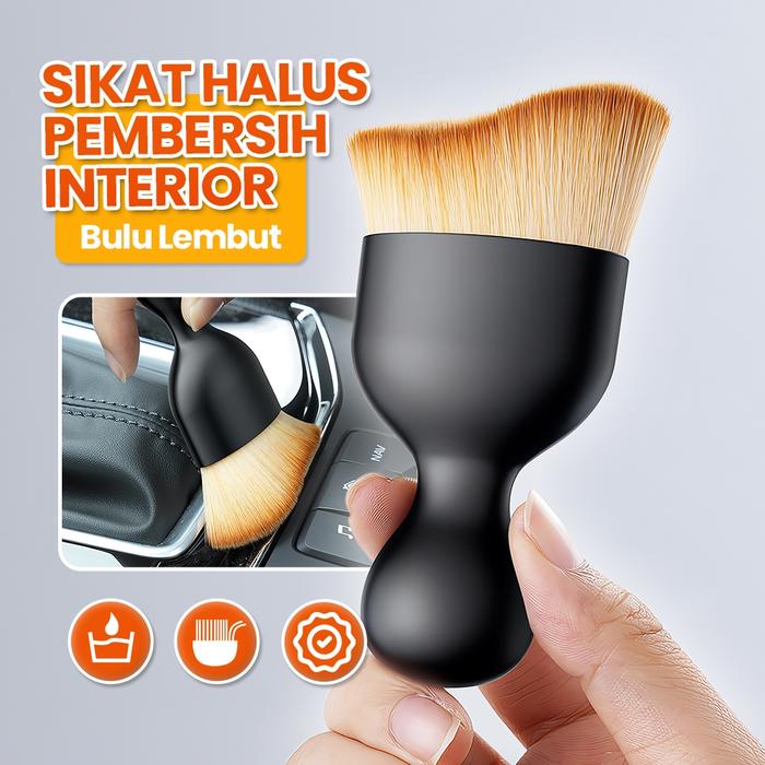 Sikat penghapus debu mobil, sikat fashion mobil ringan kelas atas, sikat sudut mati mobil