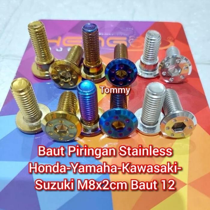 Ready Probolt Stainless Baut piringan bintik depan belakang baut cakram disc