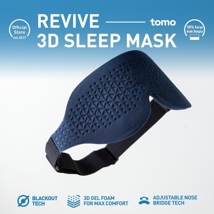 Tomo Revive 3D Sleep Mask / penutup mata tidur premium / blackout mask