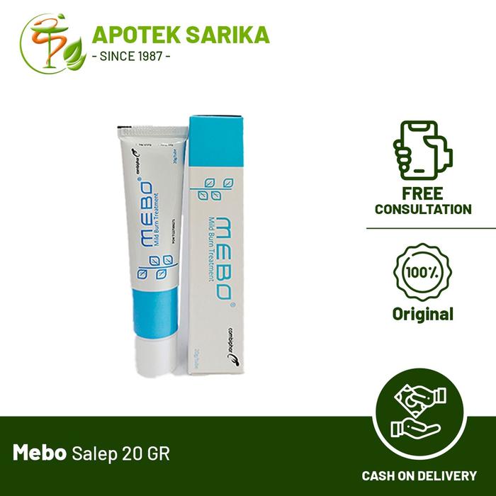MEBO WOUND OINTMENT 20 GR / SALEP LUKA BAKAR MEBO 20 GR ORIGINAL