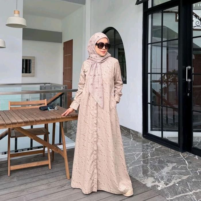 Gienca Basic Dress by KORINA /casual /katun /daily /nude