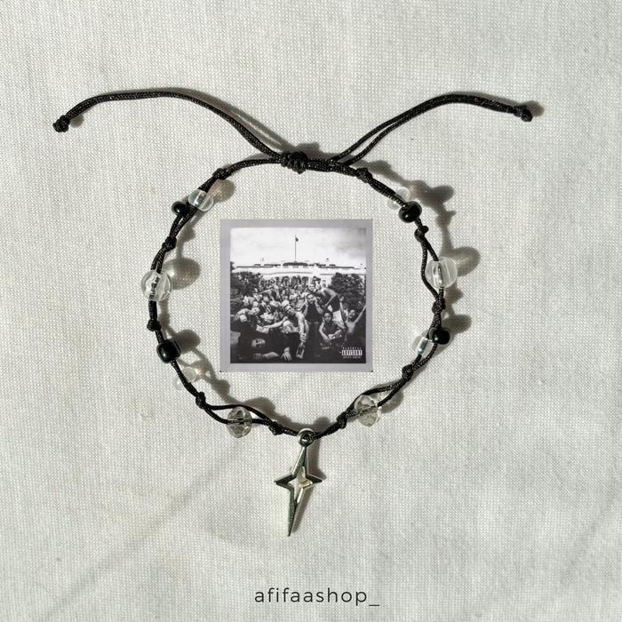 KENDRICK LAMAR BRACELET! “To Pimp A Butterfly” - Kendrick Lamar / Gelang Album Kendrick Lamar / Gela