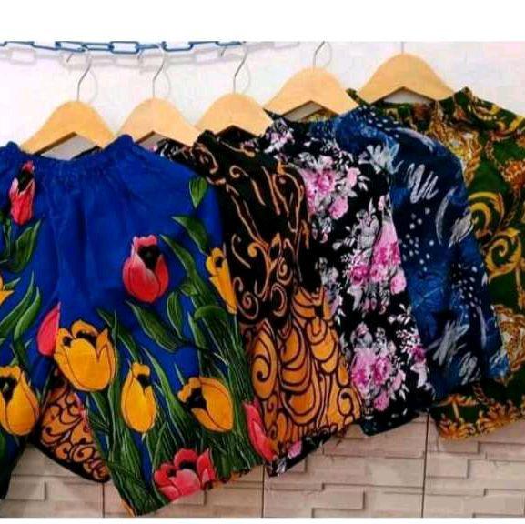 termurah celana selutut cewek bahan rayon Pendek