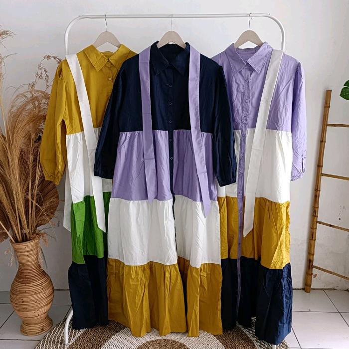Gamis Wanita Terbaru / Gamis Rainbow