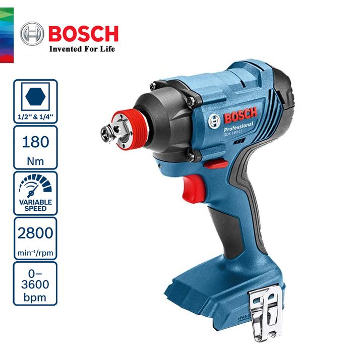 Bosch Cordless Impact Driver 180Nm Brushless Impact Wrench 18V