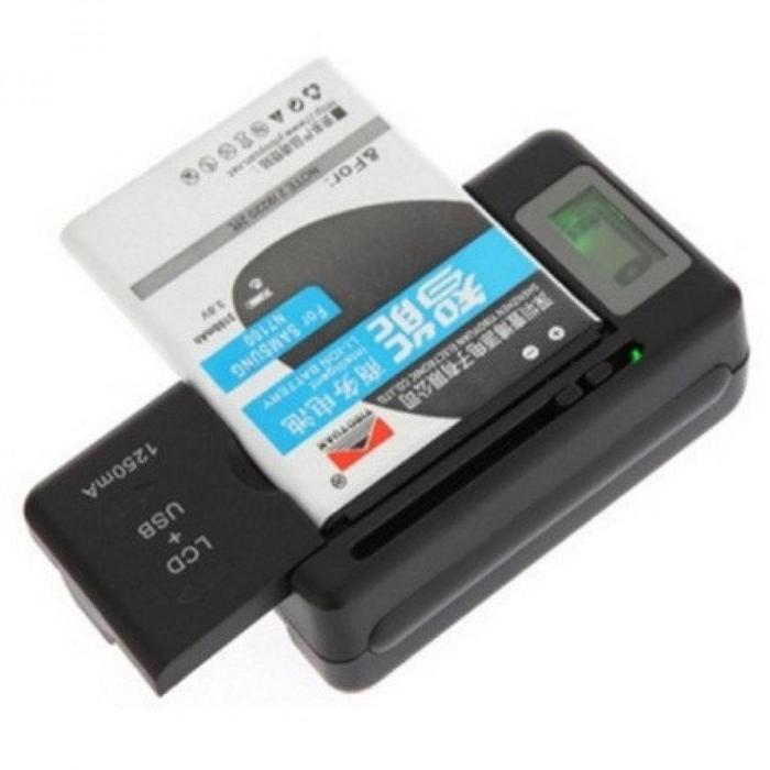 Charger Kodok Universal Desktop Baterai HP Kamera Digital Digicam Charger Baterai Universal USB Batt