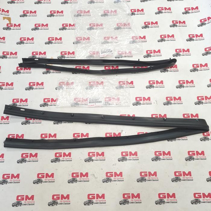 karet kap mesin vx100 cygnus LX470 land cruiser seal hood set ori KI1