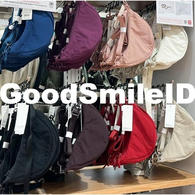 SALE!! READY STOCK ORIGINAL UNIQLO Tas Bahu Mini Round Best Seller Waist Body  Bag Shoulder Selempan